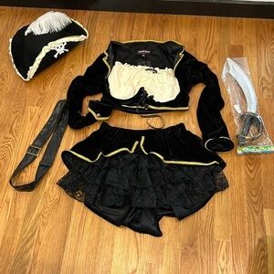 New Sexy Pirate Costume Hat Outfit Renaissance Medival Dolls Kill plus size xxl